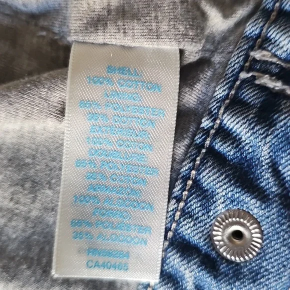 Place Light Blue Jean Jacket Size 3-6 Mo - Picture 3 of 5